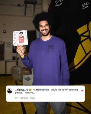 Image post by @cavs on Instagram