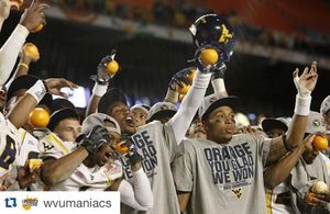 Image post by @wvusports on Instagram