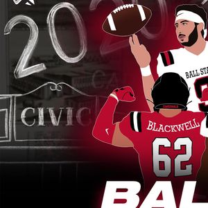 Image post by @ballstatefb on Instagram
