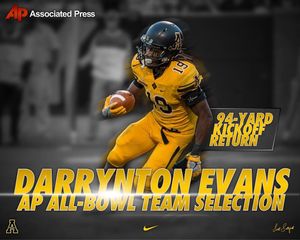 Image post by @appstate_fb on Instagram