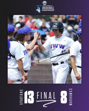 Image post by @uwwbaseball on Twitter