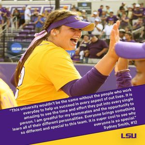 Image post by @lsusoftball on Instagram