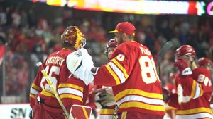 Video post by @nhlflames on Twitter