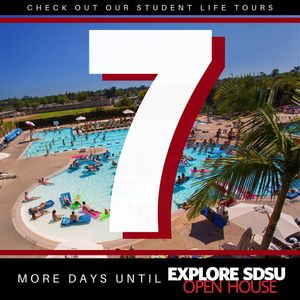 Image post by @sdsuadmissions on Instagram