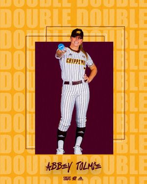 Image post by @CMUSoftball on Twitter