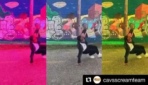 Image post by @CavsEntertainmentTeams on Facebook