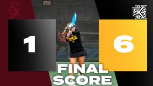 Image post by @KSUWomensTennis on Twitter