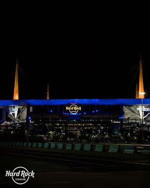 Image post by @hardrockstadium on Instagram