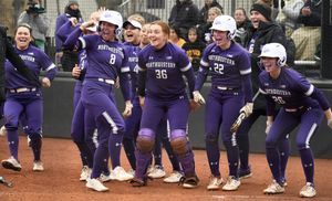 Image post by @NU_Sports on Twitter