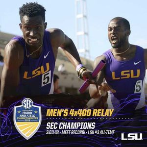 Image post by @lsutrackfield on Instagram