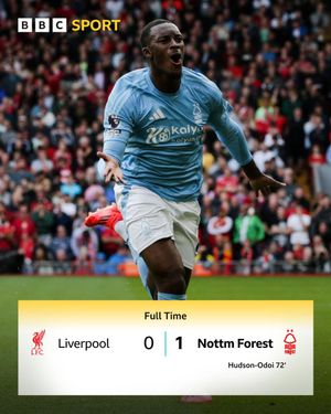 Image post by @BBCSport on Twitter