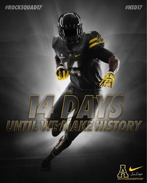 Image post by @appstate_fb on Instagram