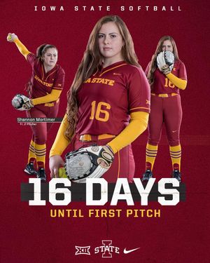 Image post by @iowastatesoftball on Instagram