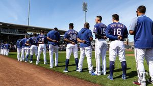Image post by @rangersdetexas on Facebook