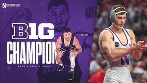 Image post by @NU_Sports on Twitter