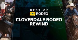 Image post by @cloverdalerodeo on Instagram