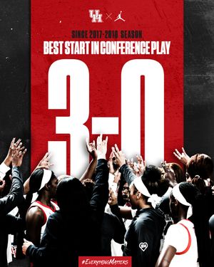Image post by @UHCougarWBB on Twitter