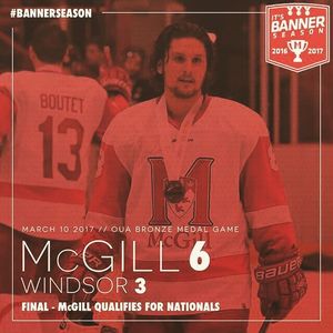 Image post by @mcgillathletics on Instagram