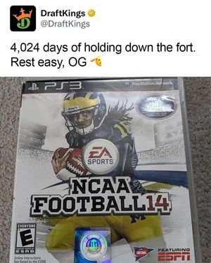 Image post by @draftkings on Instagram