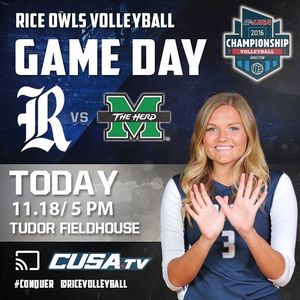Image post by @ricevolleyball on Instagram
