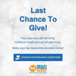 Image post by @mealsonwheelswest on Facebook