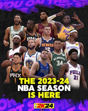 Image post by @NBA2K on Twitter