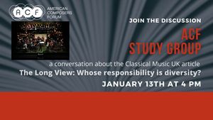 Image post by @americancomposersforum on Instagram