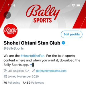 Image post by @ballysports on Twitter