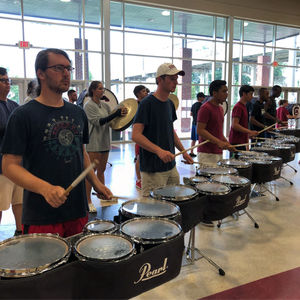 Image post by @carolinabanddrumline on Instagram