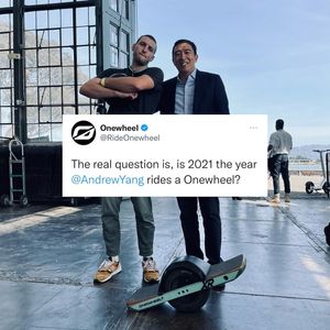 Image post by @onewheel on Instagram