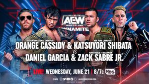 Image post by @AEW on Twitter
