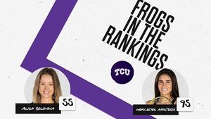 Image post by @tcuwomenstennis on Instagram