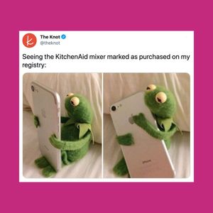Image post by @theknot on Instagram