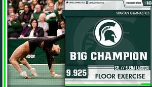Image post by @msu_gymnastics on Instagram