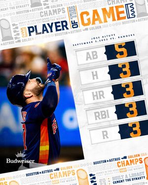 Image post by @astros on Twitter