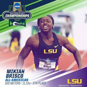 Image post by @lsutrackfield on Instagram