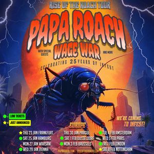 Image post by @paparoach on Twitter