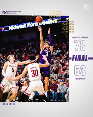 Image post by @NUMensBball on Twitter