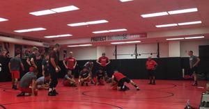Image post by @davidsonwrestling on Instagram