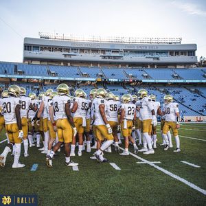 Image post by @ndfootball on Instagram