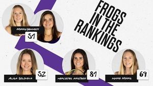 Image post by @tcuwomenstennis on Instagram
