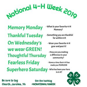 Image post by @northcarolina4h on Instagram