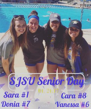 Image post by @sjsuwomenswaterpolo on Instagram