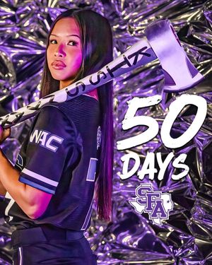 Image post by @sfa_softball on Instagram