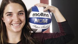 Video post by @aggievolleyball on Twitter