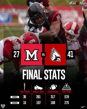 Image post by @ballstatefb on Instagram