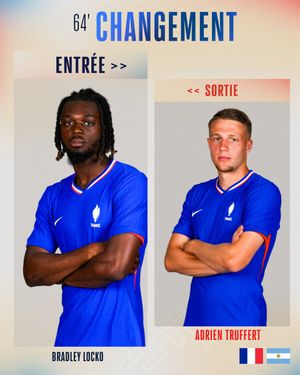 Image post by @equipedefrance on Twitter/X