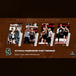 Image post by @brownu_wrestle on Instagram