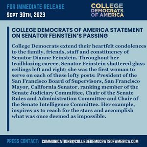 Image post by @collegedems on Instagram