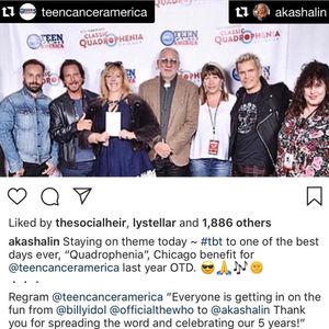 Image post by @billyidol on Instagram